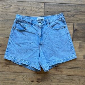 Abercrombie and Fitch Light Blue Jean Shorts for Women